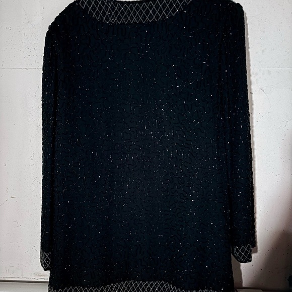 Elegant Black Beaded sparkly Women's formal wear - Picture 4 of 9